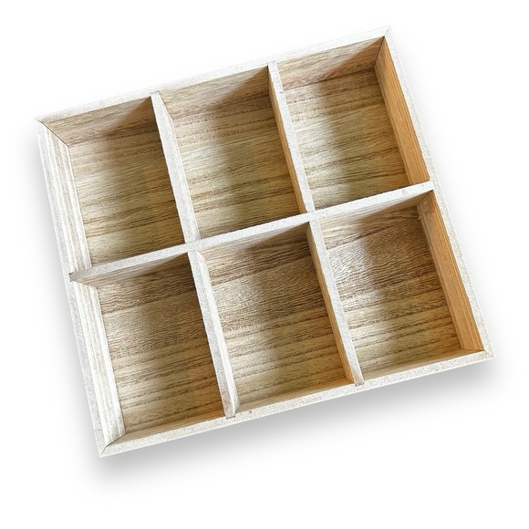 Target Wood Crate Christmas Trees Tray NWT - Picture 2 of 3